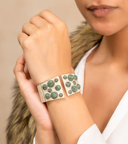 Emerald Bracelet by UNCUT Jewelry