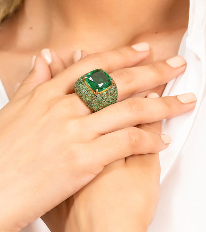 Emerald Rings by UNCUT Jewelry