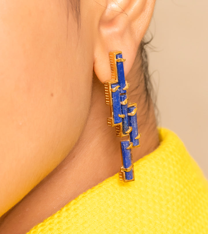Lapis Earrings by UNCUT Jewelry