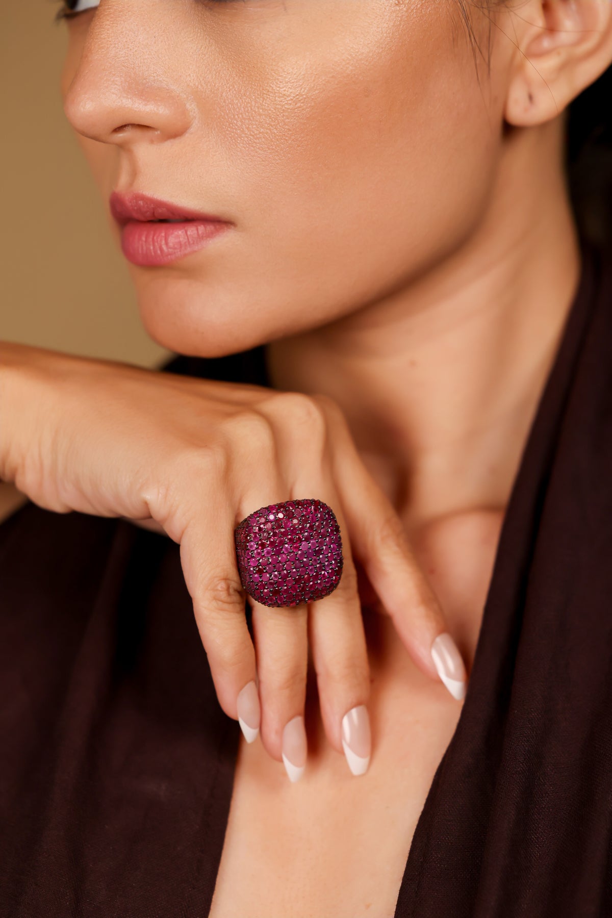 Ruby Square Ring | UBAA