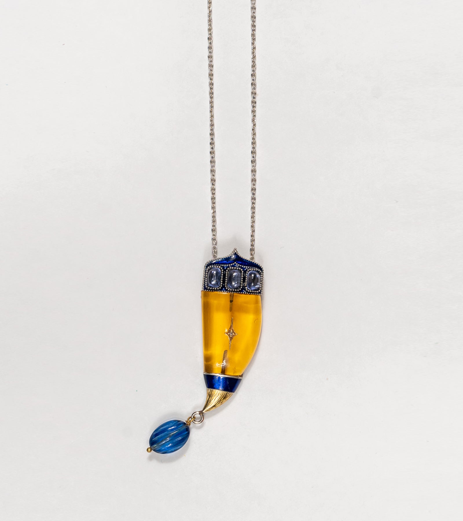 Yellow Vita Brooch Pendant I UBAA