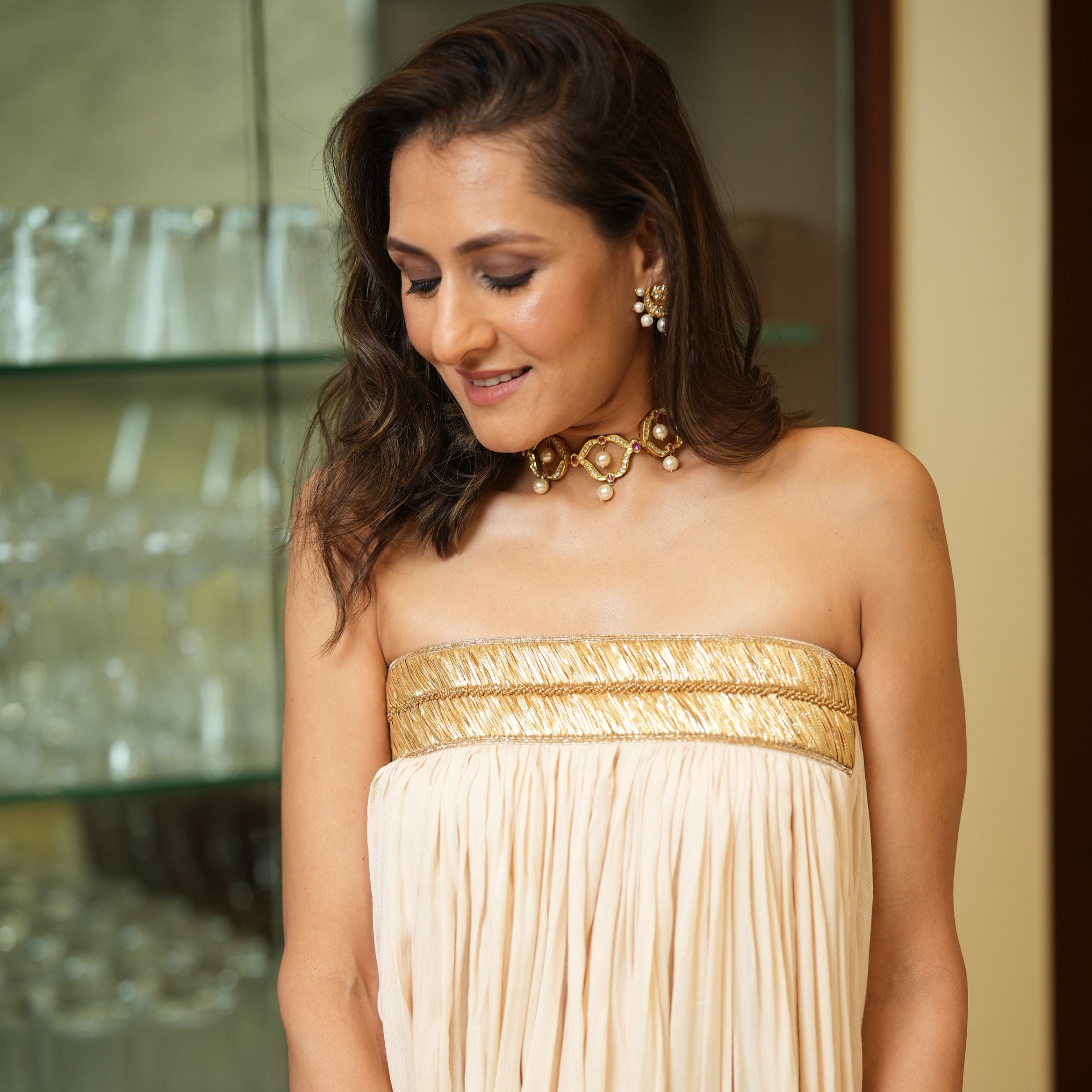 ADITI AMIN STYLES UNCUT JEWELY FOR A SUMMER SOIREE ~ MEET OUR FOUNDER SERIES