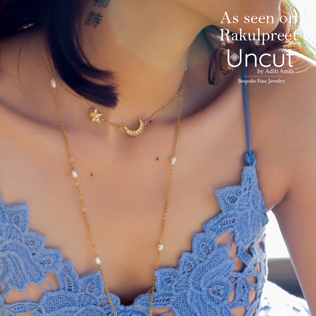 Polki Necklace by UNCUT Jewelry