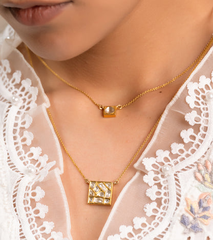 Quadra Two Layered | Necklace
