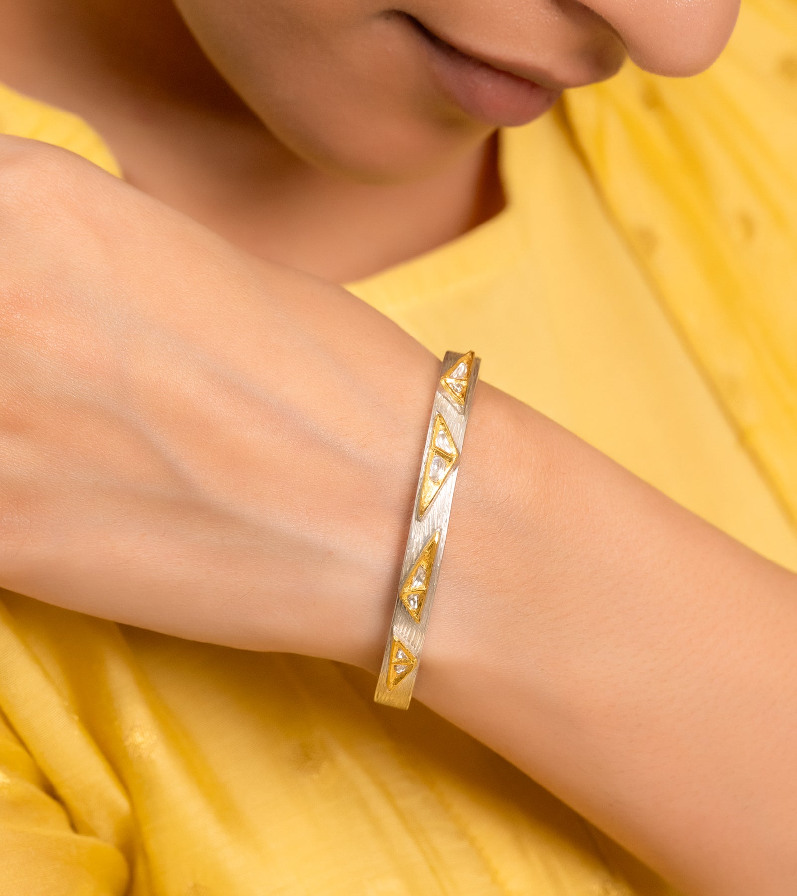 Indian Gold Bracelets by UNCUT Jewelry