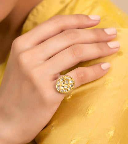 Indian Gold Rings by UNCUT Jewelry