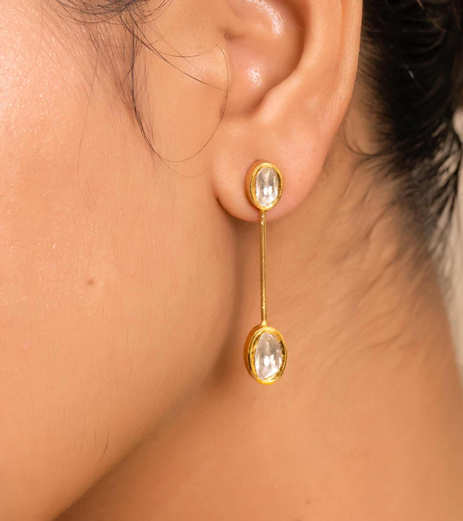 Polki Earrings by UNCUT Jewelry