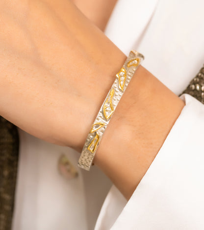 Polki Gold Bracelet by UNCUT Jewelry