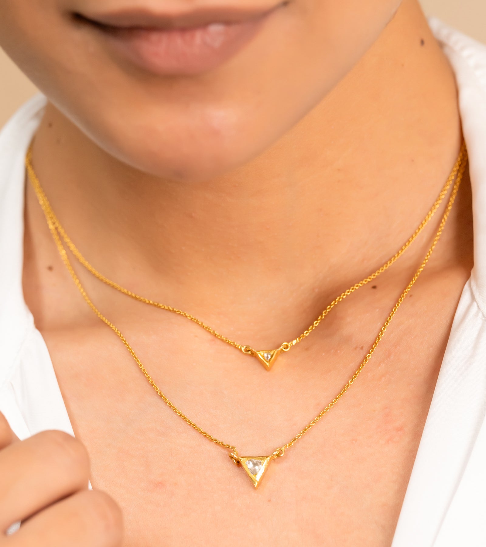 Indian Gold Necklace by UNCUT Jewelry