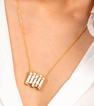 Gold Necklace by UNCUT Jewelry