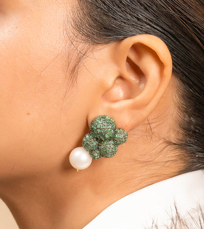 Emerald Bubble | Earrings