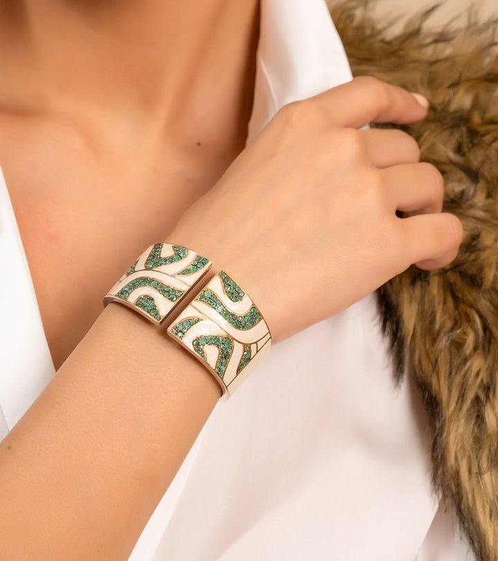 Emerald Bracelets by UNCUT Jewelry