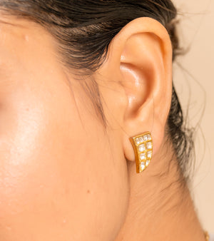 Polki Earrings by UNCUT Jewelry