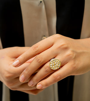 Polki Rings by UNCUT Jewelry