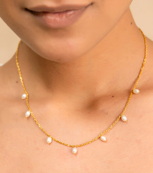 Gold Necklace by UNCUT Jewelry