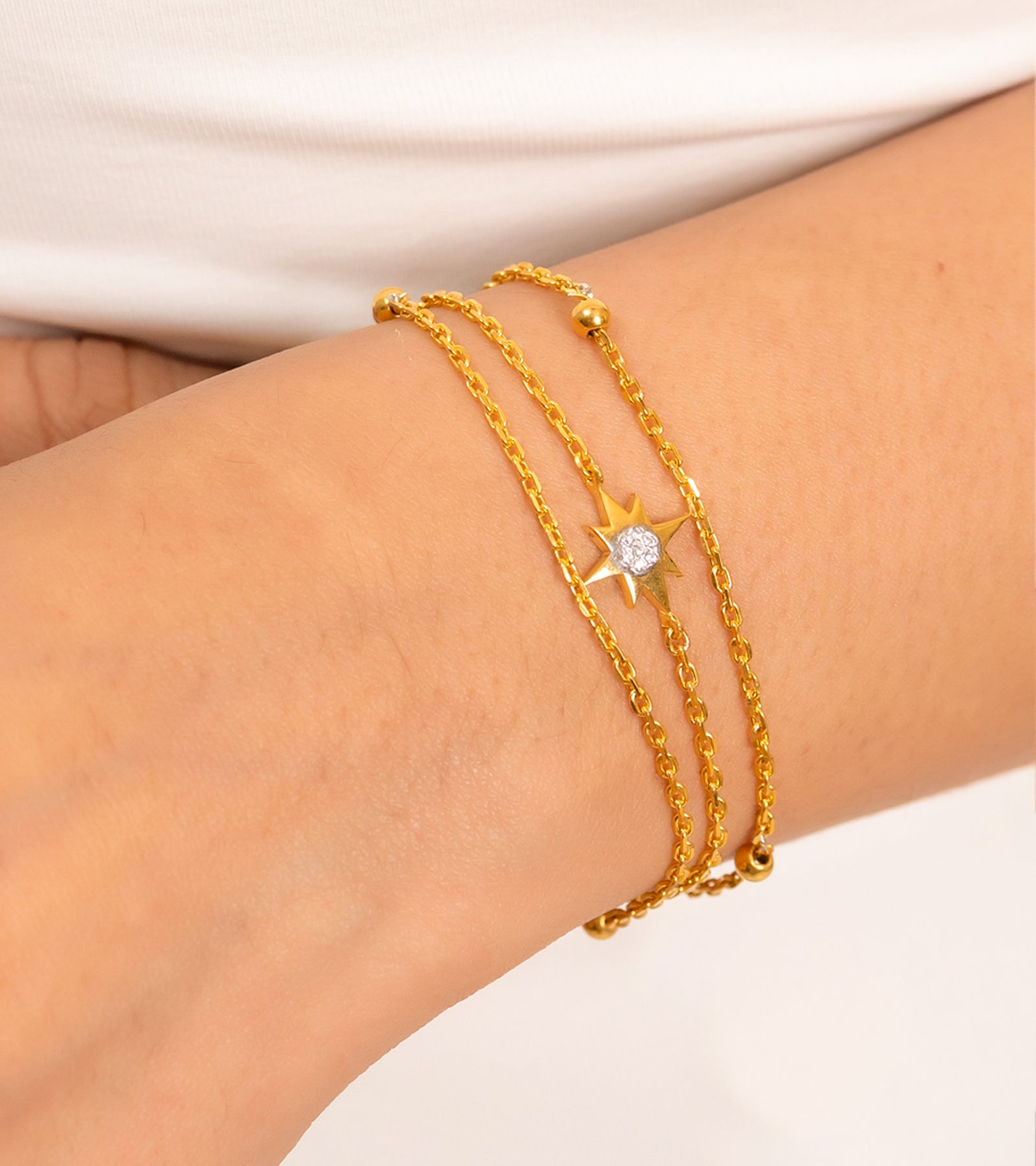 Gold Style Bracelets by UNCUT Jewelry