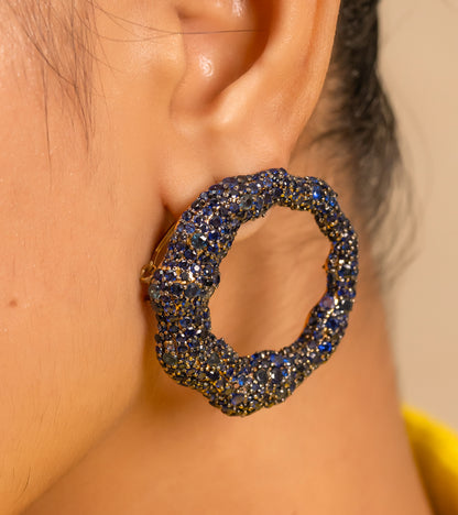 Sapphire Hoop | Earrings