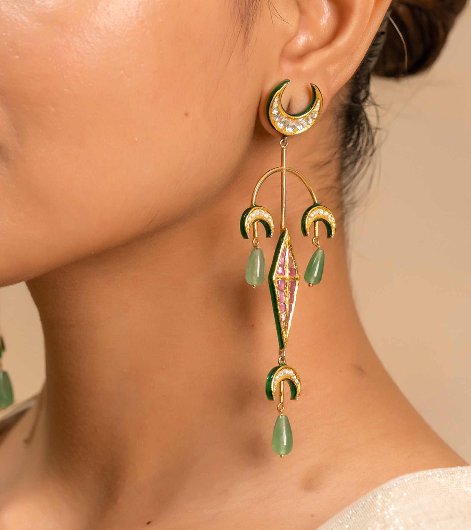 Traditional Earrings by UNCUT Jewelry