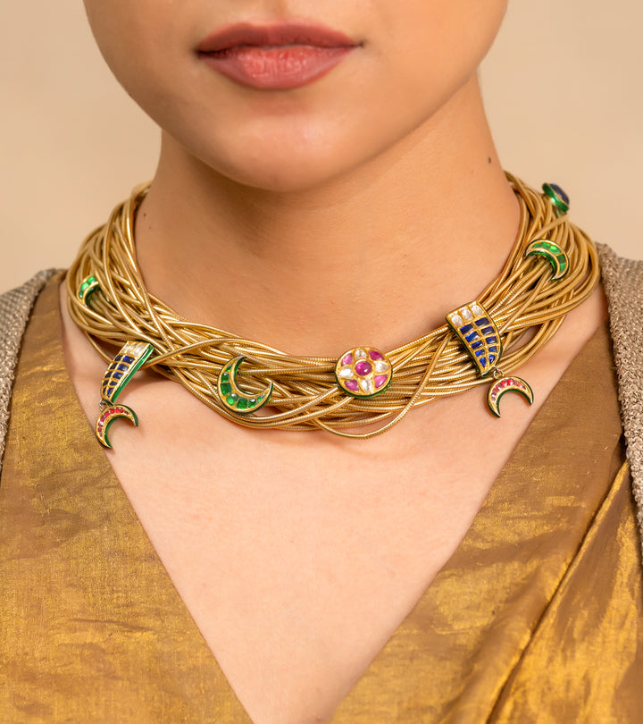 Festive Necklace by UNCUT Jewelry