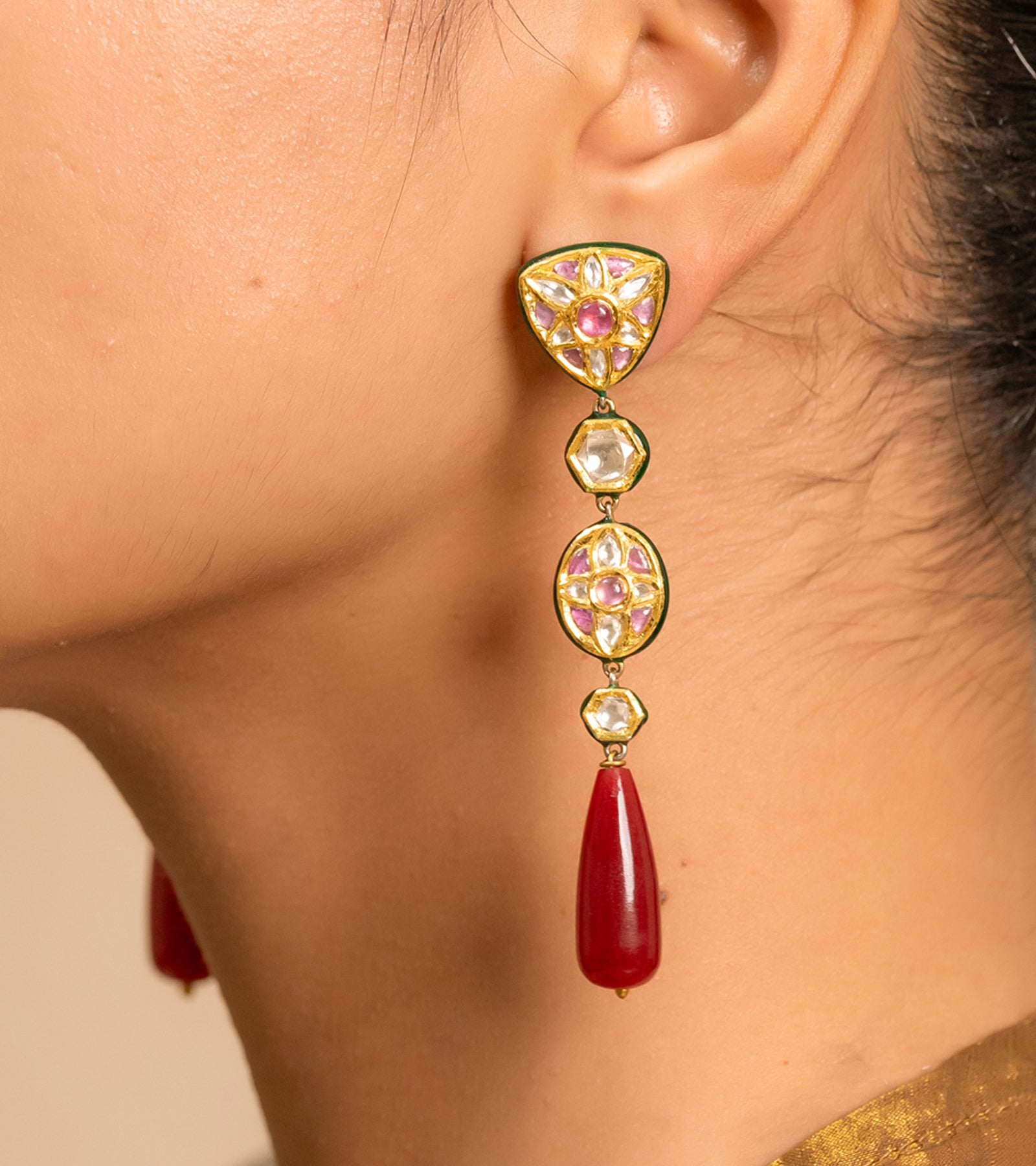 Indian Polki Jewlery by UNCUT Jewelry