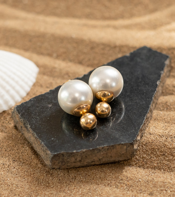 Pearl Earrings by UNCUT Jewelry