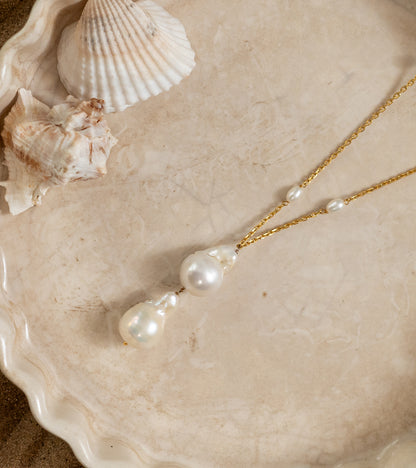 Baroque Pearl Drop | Necklace