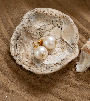 Pearl Earrings by UNCUT Jewelry