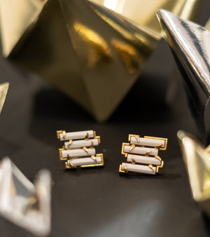 Gold Earrings by UNCUT Jewelry