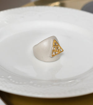 Polki Gold Rings by UNCUT Jewelry