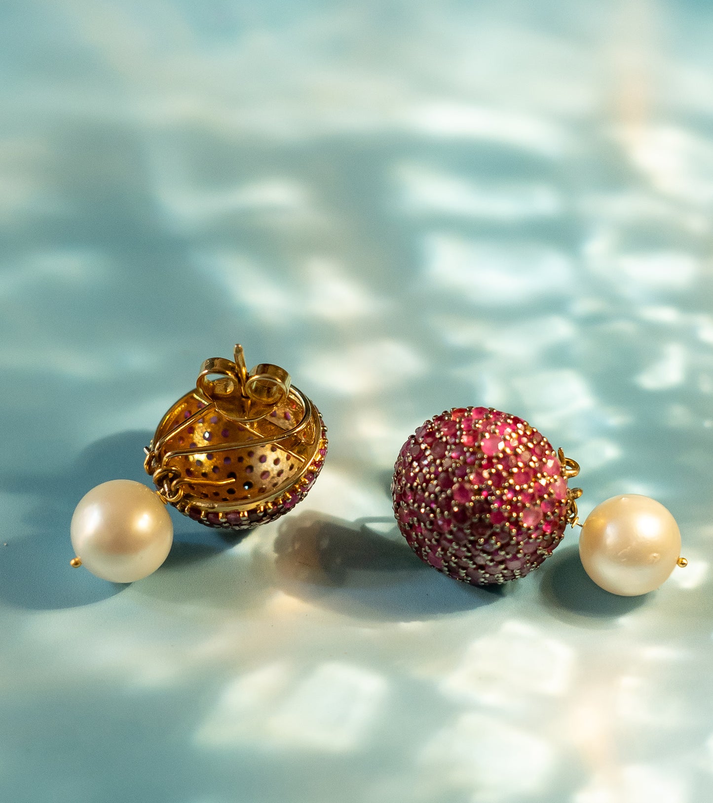Ruby Dome | Earrings