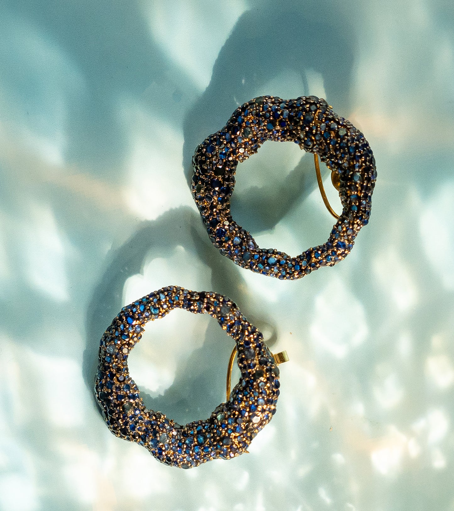 Sapphire Hoop | Earrings