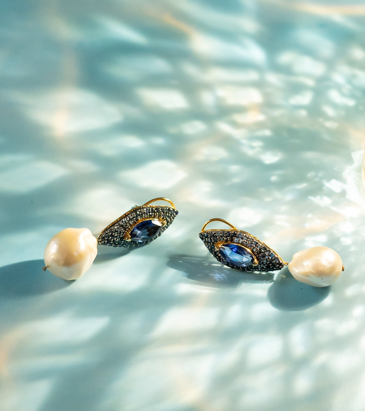 Sapphire Marquise | Earrings