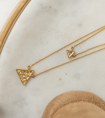 Triangolo Two Layered | Necklace