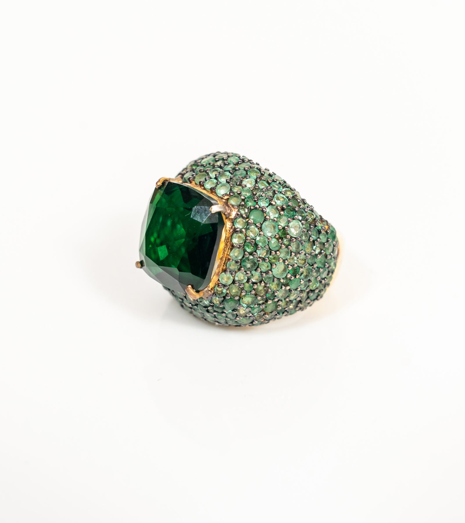 Emerald Cocktail Ring | UBAA