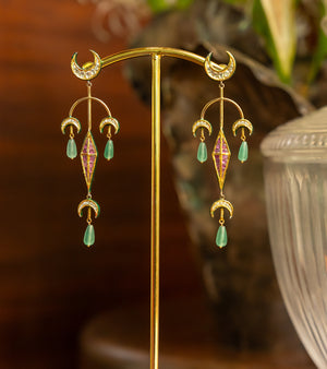 Polki Bridal Earrings by UNCUT Jewelry