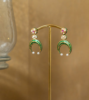 Indian Festive Earrings by UNCUT Jewelry