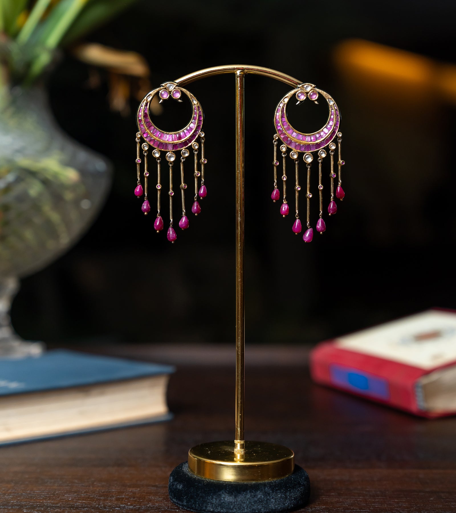 Festive Earrings by UNCUT Jewelry