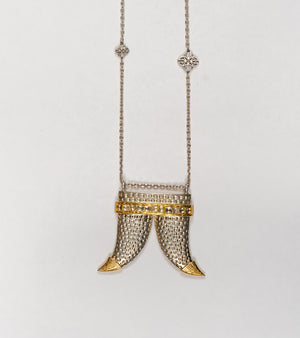 The Ace Necklace worn solo for everyday chic sophistication