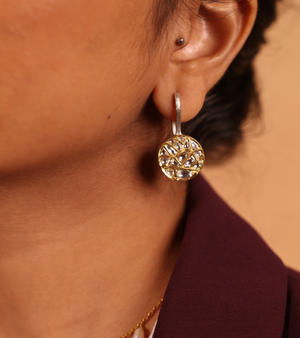 Goya Balis worn with a lehenga for festive evening glamour