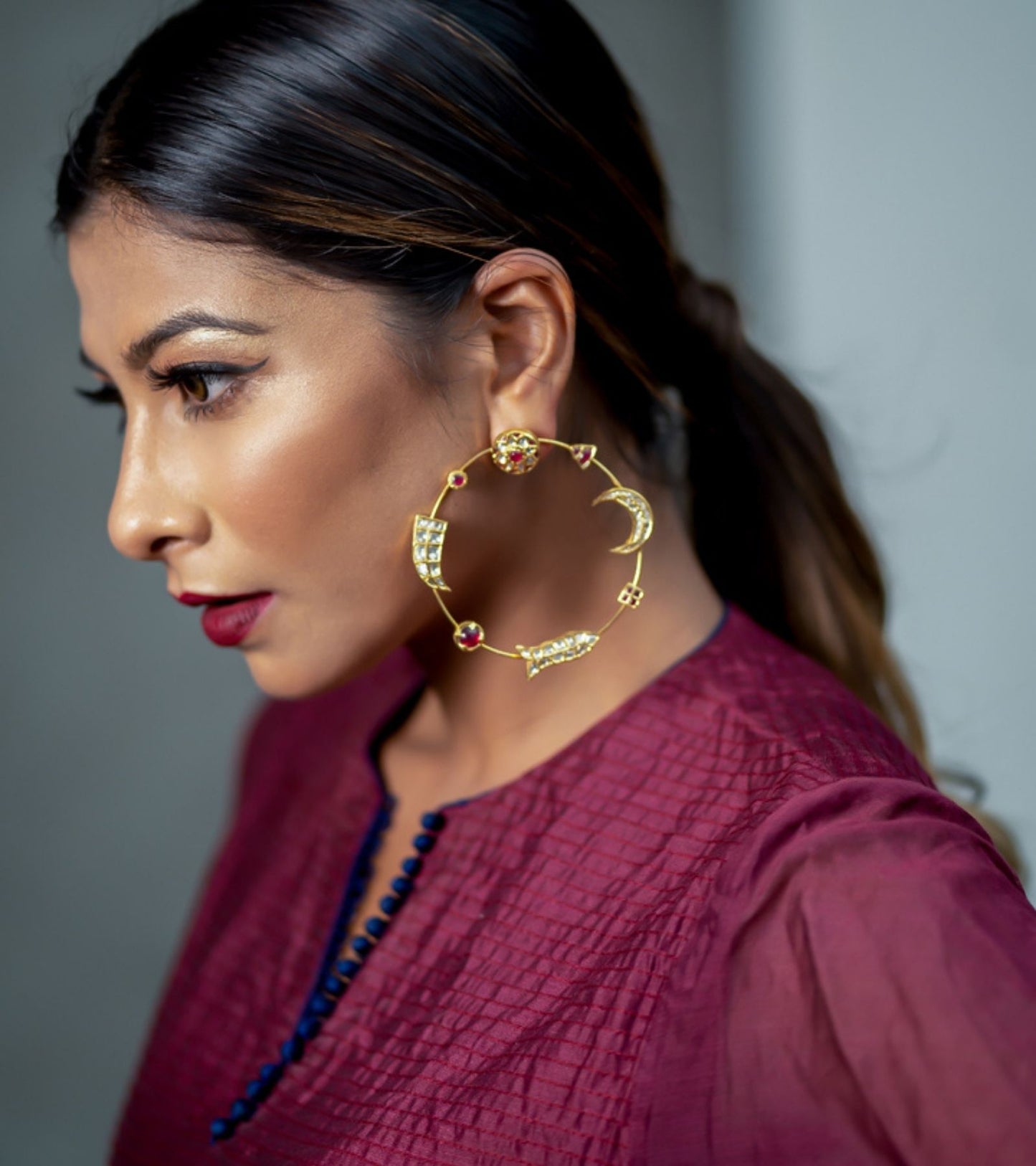 Over Size Hoops | Festive
