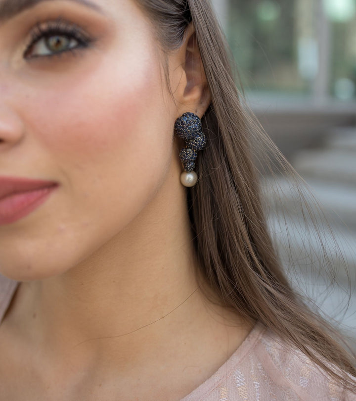 Sapphire Earrings by UNCUT Jewelry