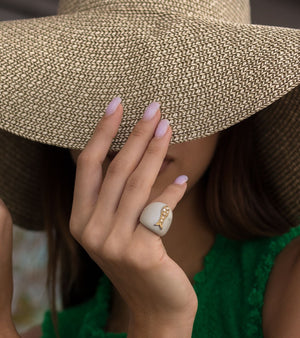 Indian Gold Ring by UNCUT Jewelry