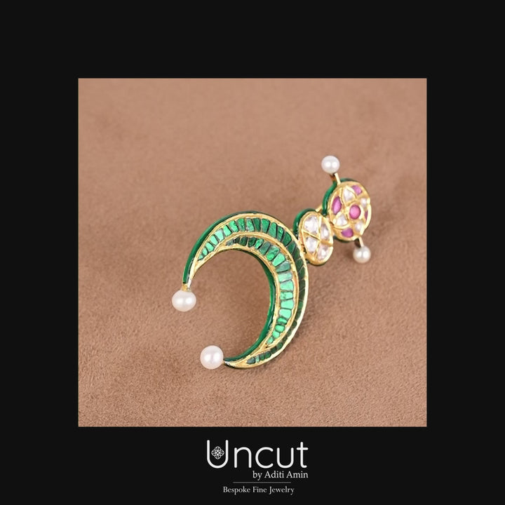 Indian Brooch by UNCUT Jewelry