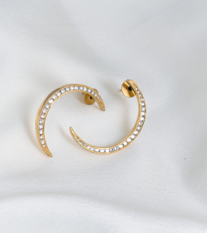 Gold Earrings by UNCUT Jewelry