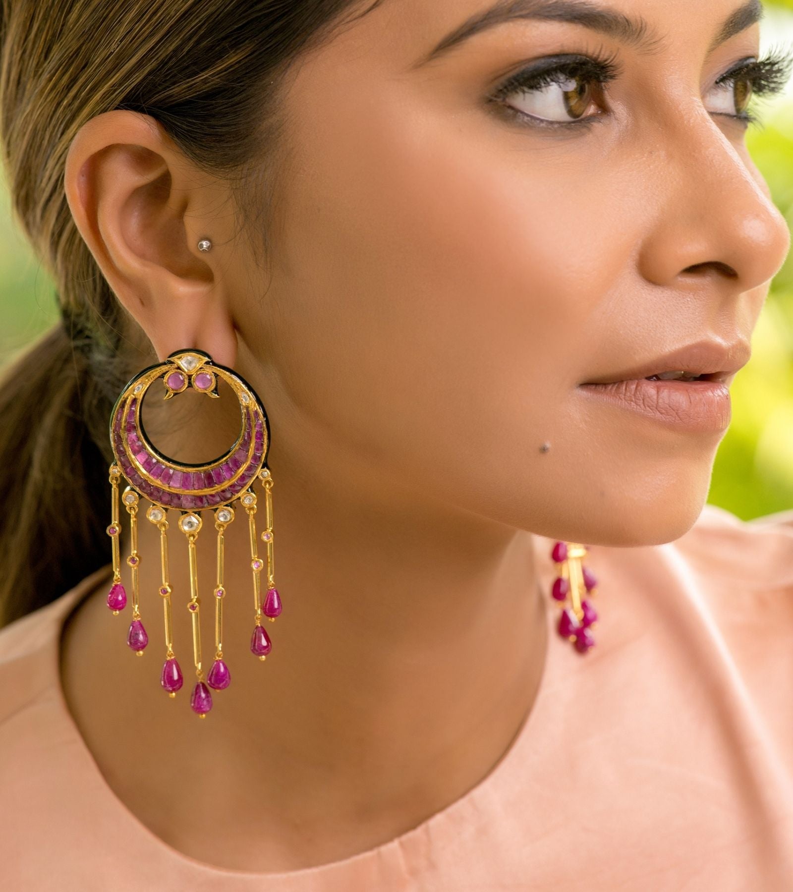 Traditional Earrings by UNCUT Jewelry