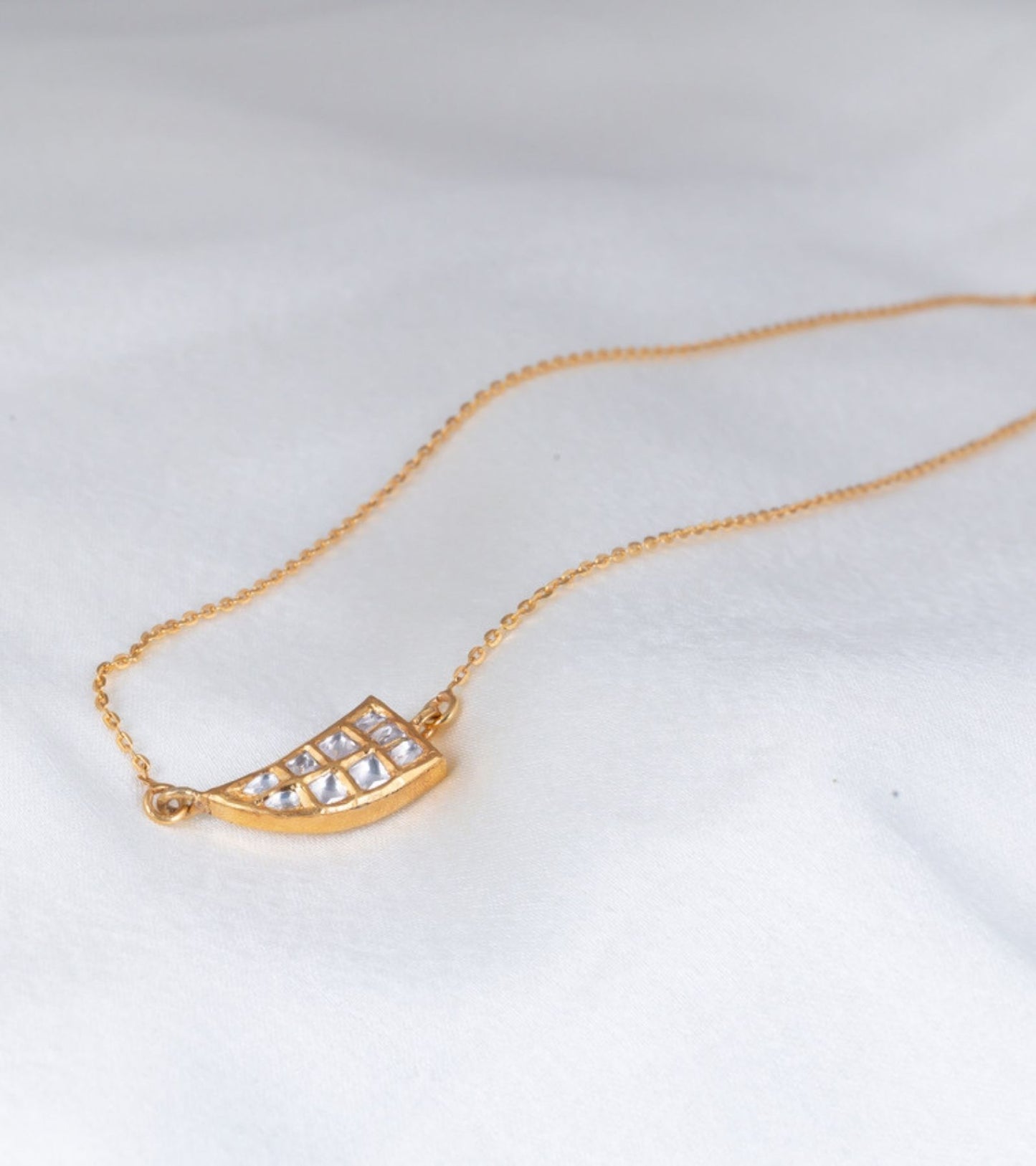 Indian Gold Necklace by UNCUT Jewelry