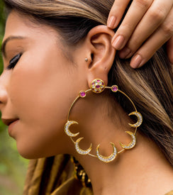 Polki Earrings by UNCUT Jewelry