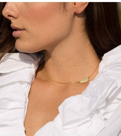 The Tiger Claw Polki Necklace in Gold